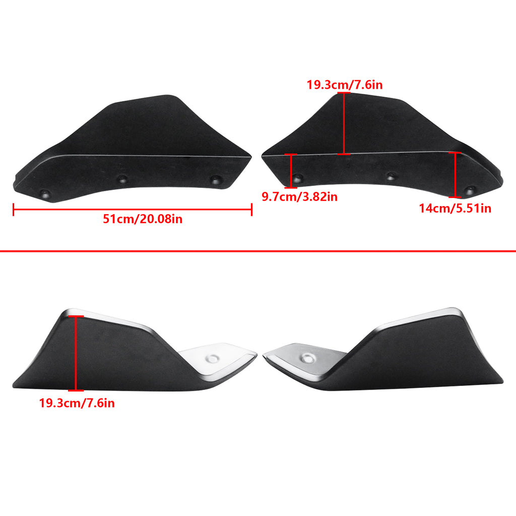 For 20-23 Toyota GR Supra A90 AG Style Rear Bumper Splitters