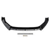 For 13-20 VW Golf MK7 MK7.5 R GTD GTI TSI TDI Front Lip Splitter abs Gloss Black
