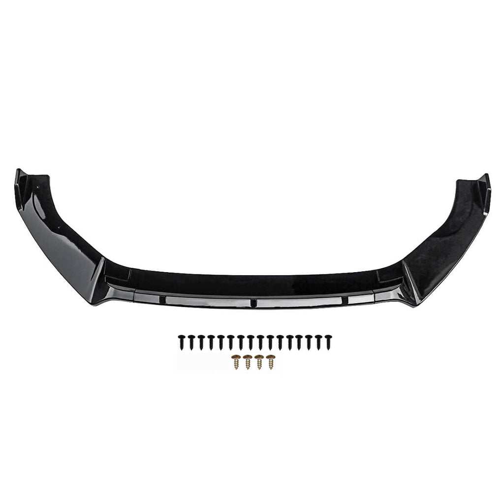 For 13-20 VW Golf MK7 MK7.5 R GTD GTI TSI TDI Front Lip Splitter abs Gloss Black