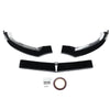 For 2015-2018 Mercedes-Benz C Class W205 Sport Front Lip Gloss Black
