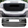 For 2016-2018 GMC Sierra 1500 Base SLE Grill Cover Overlay Gloss Black