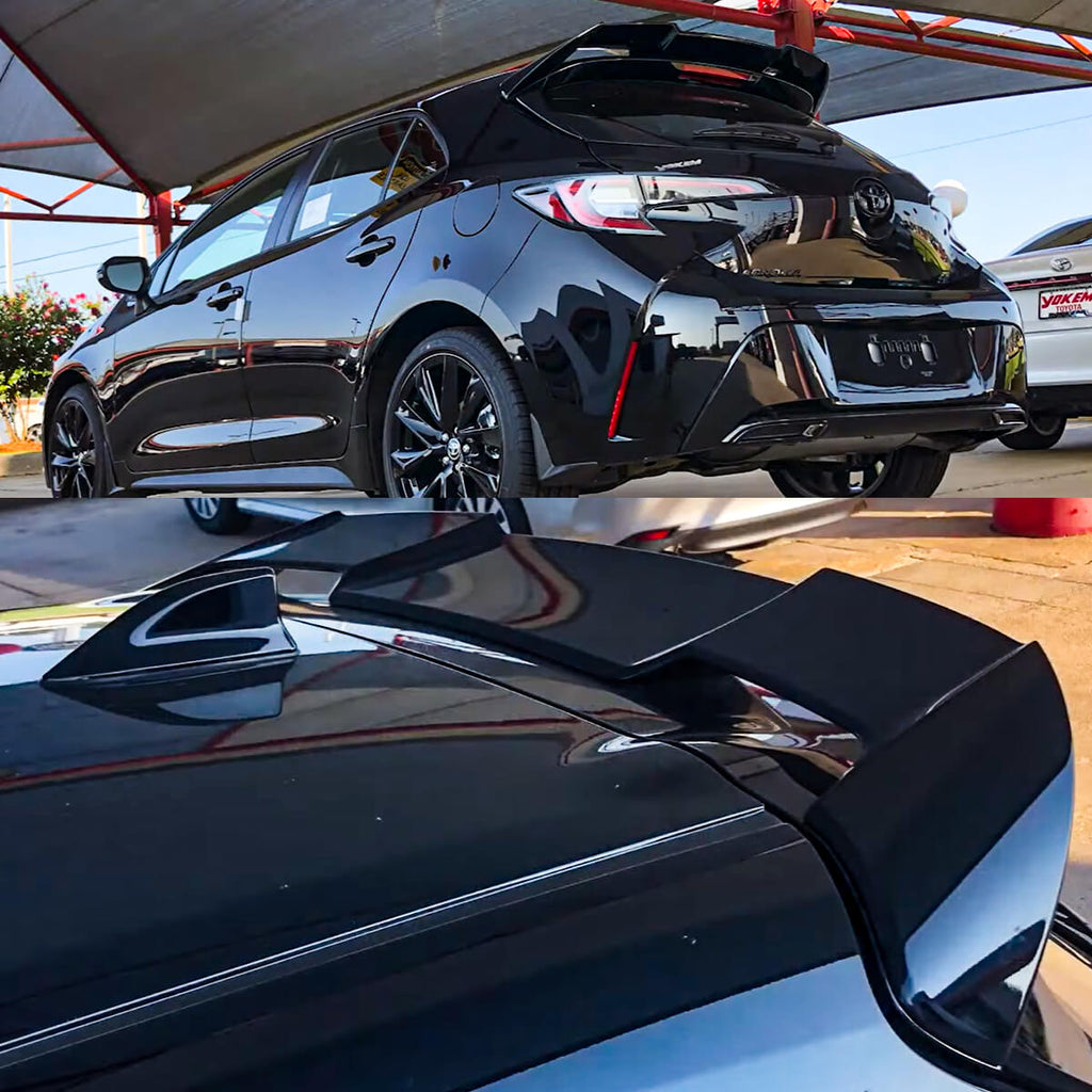 For 2019-2023 Toyota Corolla Hatchback ABS Gloss Black