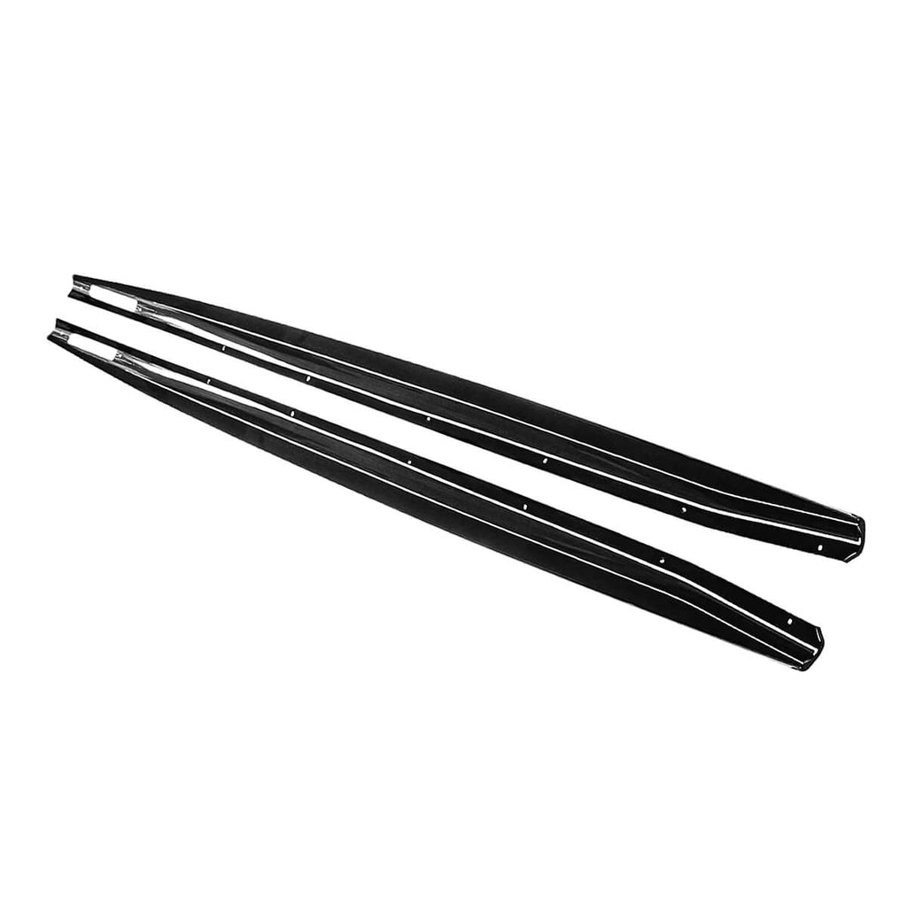 For 2020-2023 BMW 4 Series G22 G23 M Sport Side Skirts ABS Gloss Black