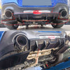 For 2022 2023 Toyota GR86 Subaru BRZ Rear Diffuser with Winglets Splitter Matte Black