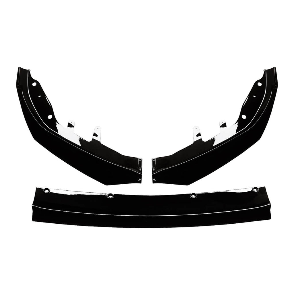 For 2020-2023 BMW 4 Series G22 G23 M Sport Front lip 3 Pieces Gloss Black