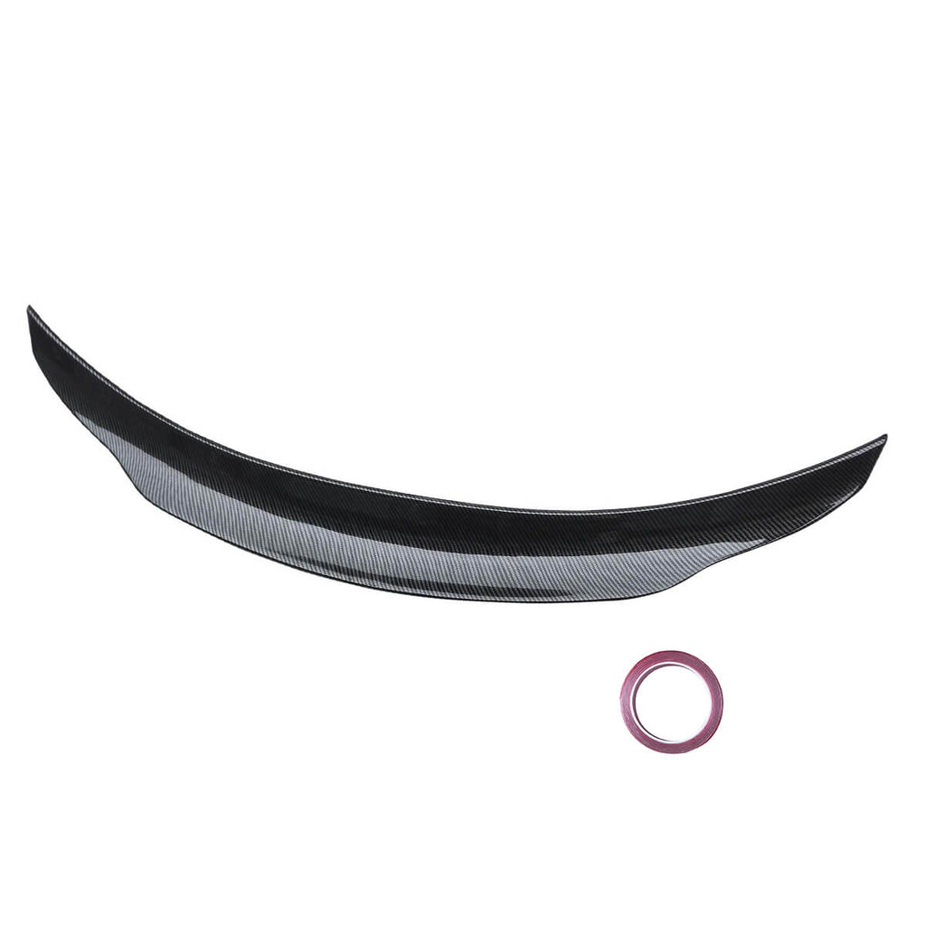 For Mercedes-Benz C Class W205 C43 C63 Sedan 4DR Rear Spoiler Carbon Fiber Look