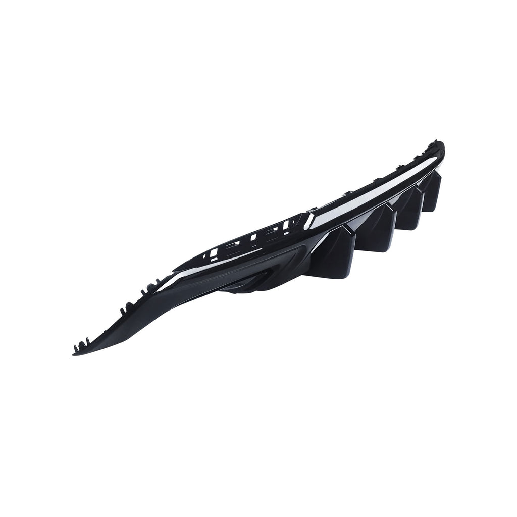 For 2015-2023 Chrysler 300 Rear Diffuser Dual Rectangle Exhaust Gloss Black