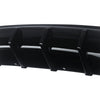 For 2015-2023 Chrysler 300 Rear Diffuser Dual Rectangle Exhaust Gloss Black