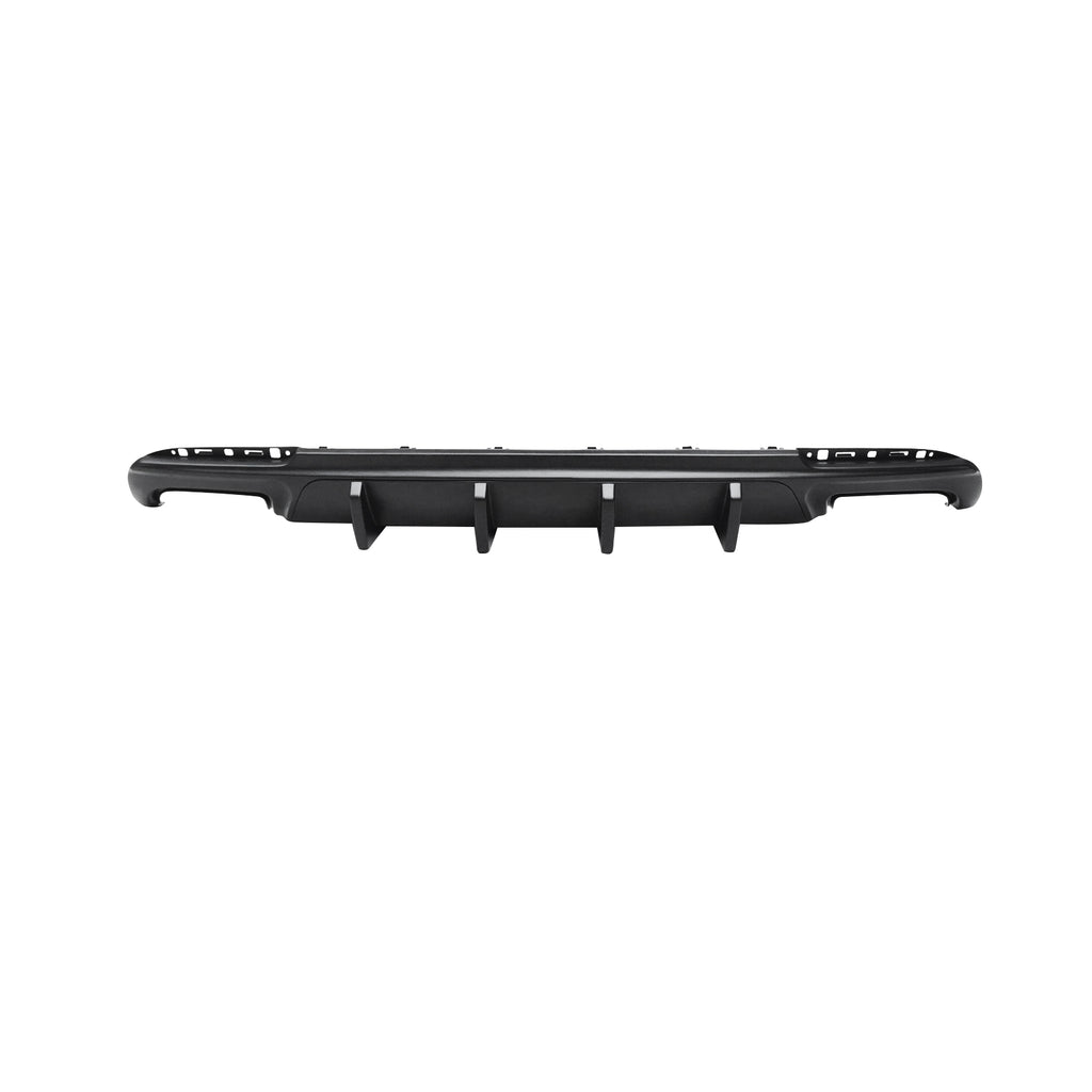 For 2015-2023 Chrysler 300 Rear Diffuser Dual Rectangle Exhaust Gloss  Black