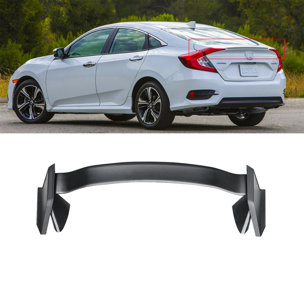 YOUNGERCAR Für 2016-2021 10th Honda Civic Limousine R Stil Heckspoiler
