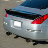 For 2003-2008 Nissan 350Z Fairlady Z33 Gloss Black V Style Duckbill Rear Spoiler 