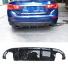  For 2014-2017 Infiniti Q50  Rear Bumper Lip ABS Painted