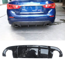 For 2014-2017 Infiniti Q50  Rear Bumper Lip ABS Painted
