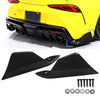 For 20-23 Toyota GR Supra A90 AG Style Rear Bumper Splitters 