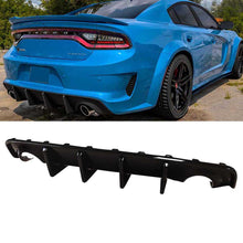 For 2020-2023 Dodge Charger Widebody Rear Diffuser Gloss Black
