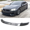 For 2011-2016 BMW 5 Series F10 F11 M Sport Front Bumper Lip Splitter Carbon Fiber Look