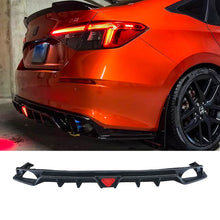 For 11th Gen Honda Civic Sedan Rear Diffuser Gloss Black