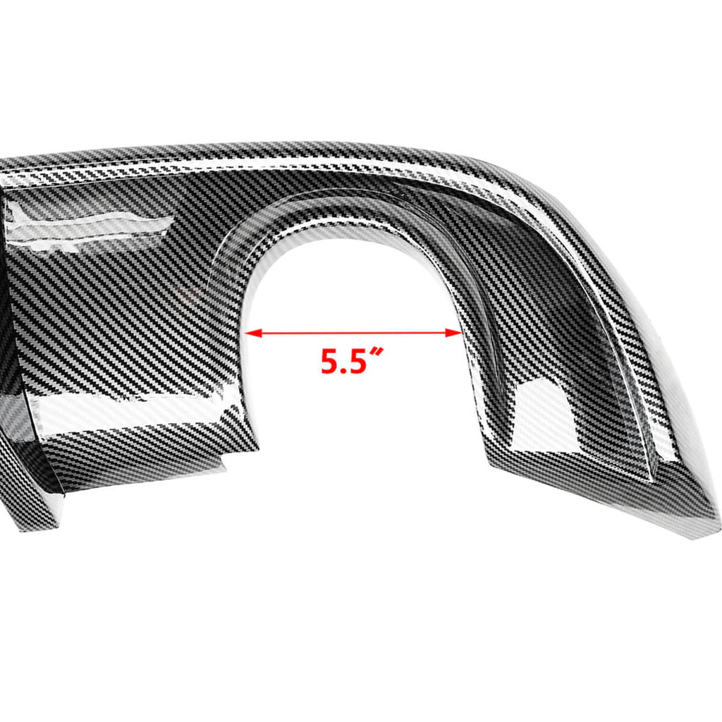 YOUNGERCAR For 2015-2018 Dodge Charger R/T SE SXT Rear Diffuser