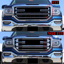For 2016-2018 GMC Sierra 1500 Base SLE Grill Cover Overlay Gloss Black