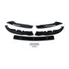 For 2017-2020 BMW 5 Series G30 G38 M-Sport Front Lip ABS Gloss Black