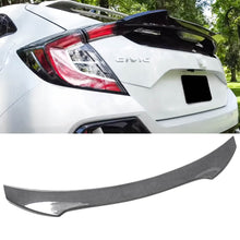For 2017-2021 10th Honda Civic Hatchback Spoiler Duckbill Carbon Fiber Look