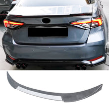 For 2020-2023 Toyota Corolla Sedan Rear Spoiler ABS Carbon Fiber Look