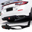 YOUNGERCAR For 2022-2024 11th Honda Civic Hatchback Rear Bumper Lip