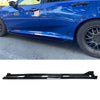 For 2016-2021 10th Honda Civic Side Skirts Gloss Black