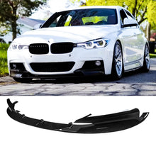 For 2012-2018 BMW 3-Series F30 F31 M Sport Front Splitters Gloss Black