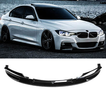 For 2012-2018 BMW F30 3-Series M Tech Front Bumper Lip Gloss Black