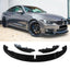 YOUNGERCAR For BMW 4 Series F32 F33 F36 M Sport Front Lip Gloss Black