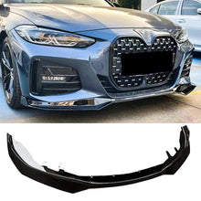For 2020-2023 BMW 4 Series G22 G23 M Sport Front lip 3 Pieces Gloss Black