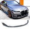 For BMW G80 M3 G82 G83 M4 M Performance Front Splitter ABS Carbon Fiber Look