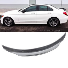 For Mercedes-Benz C Class W205 C43 C63 Sedan 4DR Rear Spoiler Carbon Fiber Look