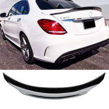 For Mercedes-Benz C Class W205 C43 C63 Sedan 4DR Rear Spoiler Gloss Black