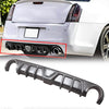 For 2012-2014 Chrysler 300 SRT8 Rear Diffuser Lip With Brake Light Gloss Black