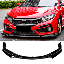 For 2017-2021 10th Honda Civic Hatchback Si FK7 Front Lip Gloss Black