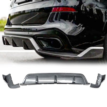 For 2019-2023 BMW X5 G05 M-Sport Rear Bumper Lip Carbon Fiber Look
