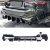 For 2020-2023 BMW 4 Series G22 G23 M Sport Rear Diffuser ABS