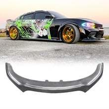 For 2020-2023 Dodge Charger Scat Pack Widebody Front Splitter Carbon Fiber Look