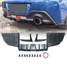 For 2022 2023 Toyota GR86 Subaru BRZ Rear Diffuser with Winglets Splitter Matte Black