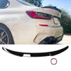 For 2019-2023 BMW 3 Series G20 G80 M3 Rear Spoiler Gloss Black