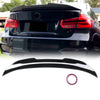 For 2013-2018 BMW F80 M3 F30 Sedan PSM Style ABS Rear Spoiler Gloss Black