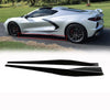 For 2020-2023 Chevy Corvette C8 GM 5VM Look Side Skirts